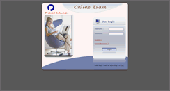 Desktop Screenshot of onlineexam.prakshal.com