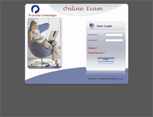 Tablet Screenshot of onlineexam.prakshal.com